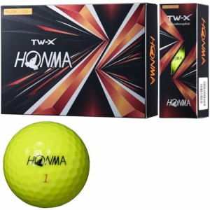 ホンマ ゴルフ ボール TW-X TW-S 2021 1ダース 12球入り ホワイト イエロー 3ピース ツアー系 スピ・・・