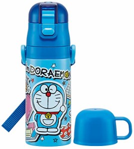 スケーター(skater) 子供用 ステンレス 水筒 2way 直飲み 420ml コップ飲み 350ml ドラえもん ・・・