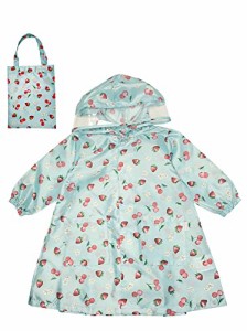 [Kids Foret] レインコート キッズ 子供 女の子 通園 通学 ランドセル対応 撥水加工 いちご ユニコーン ・・・