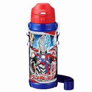 OSK(オーエスケー) 水筒 ウルトラヒーローズ ダイレクトステンレスボトル 800ml 専用ショルダーベルト付き ロッ・・・