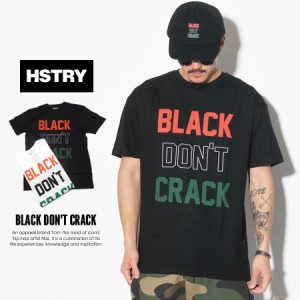 メール便送料無料 ヒストリー (HSTRY) Tシャツ メンズ BLACK DON'T CRACK S/S TEE