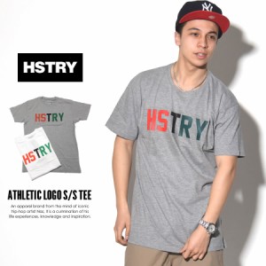 メール便送料無料 ヒストリー (HSTRY) Tシャツ メンズ ATHLETIC LOGO S/S TEE