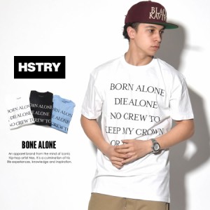 メール便送料無料 ヒストリー (HSTRY) Tシャツ メンズ BONE ALONE