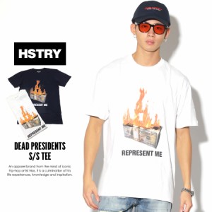 メール便送料無料 ヒストリー (HSTRY) Tシャツ メンズ 半袖 DEAD PRESIDENTS S/S TEE