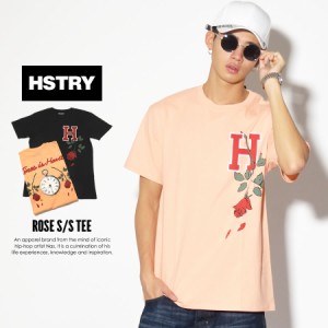 メール便送料無料 ヒストリー (HSTRY) Tシャツ メンズ 半袖 ROSE S/S TEE
