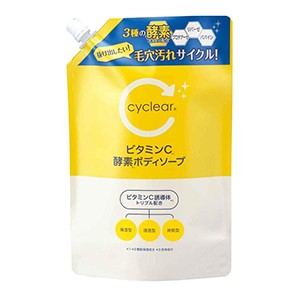 熊野油脂　ビタミンＣ　酵素ボディソープ　つめかえ７００ｍｌ