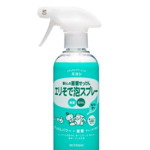 ミヨシ石鹸　暮らしの重曹せっけんエリそで泡スプレー　２８０ｍｌ　（1316-0105）