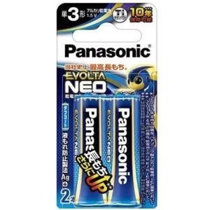 パナソニック　乾電池 エボルタ ネオ単3形アルカリ乾電池 2本パック　1個