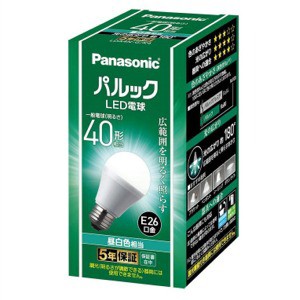 パナソニック パルック LED電球 口金直径26mm 電球40W形相当広配光タイプ 1個
