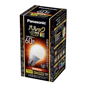パナソニック　LED電球 E26 パルック プレミアX 60W形 電球色 全配光 Ra90 LDA7LDGSZ6F 1個