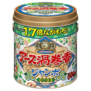 アース製薬　アース渦巻香　ジャンボ　５０巻缶入50巻