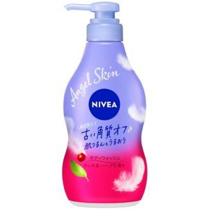 花王　ニベア エンジェルスキン ボディウォッシュ カシス＆ハーブの香り ポンプ ４８０ｍｌ