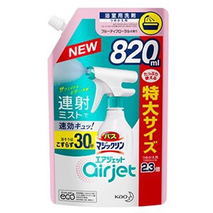 花王　バスマジックリン エアジェットフルーティフローラル詰替特大８２０ｍｌ