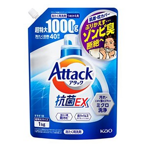 花王　アタック抗菌ＥＸ　つめかえ用１ｋｇ