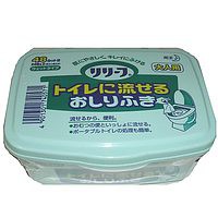 花王　リリーフ　トイレ流せるおしりふき　本体48枚　大人用