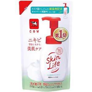 牛乳石鹸　スキンライフ　泡のふんわり洗顔　つめかえ１４０ｍｌ