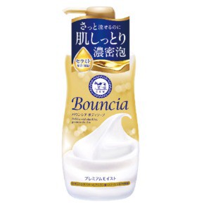 牛乳石鹸　バウンシア ボディソープ プレミアムモイスト ポンプ 本体４６０ｍｌ