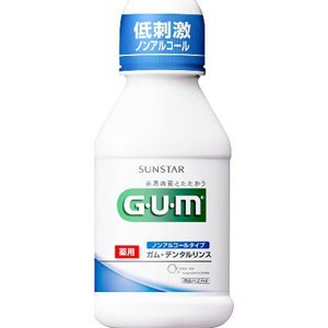 サンスター　GUM デンタルリンス　ノンアルコールタイプ 80ｍｌ