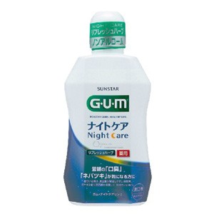 サンスター　ガム　ナイトケアリンス　リフレッシュハーブタイプ　４５０ＭＬ