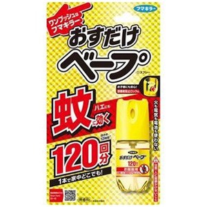 フマキラー  おすだけベープ ワンプッシュ式 スプレー 120回分 無香料 28ml