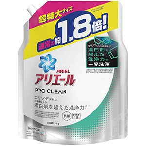 Ｐ＆Ｇ　アリエールプロクリーンジェルつめかえ用　超特大　１．３４ｋｇ　１個