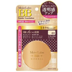 明色化粧品　モイストラボ BBプレストパウダー 01 ナチュラルベージュ ９ｇ