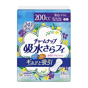 ユニチャーム　チャームナップ　特に多い時も１枚で安心用１８枚