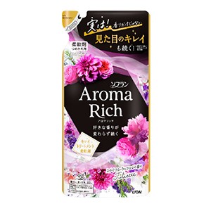 ライオン　ソフラン　アロマリッチ　柔軟剤　ジュリエットつめかえ３８０ｍｌ