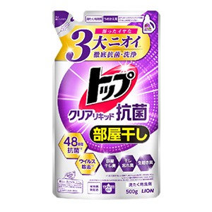 ライオン　トップクリアリキッド　抗菌　つめかえ用５００ｇ