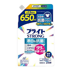 ライオン　ブライト　ＳＴＲＯＮＧ　ストロング　漂白＆抗菌ジェルつめかえ６５０ｍｌ