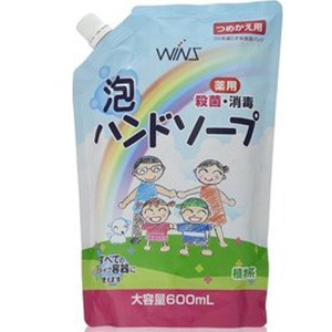 日本合成洗剤　ウインズ 薬用泡ハンドソープ 大容量詰替600ML