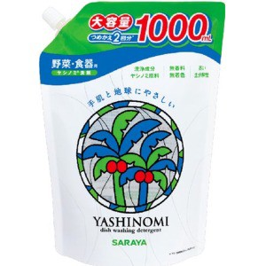 東京サラヤ ヤシノミ洗剤 　スパウト　詰替用　1L 