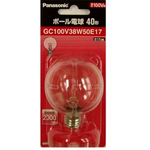 パナソニック ボール電球 40形 GC100V38W50E17