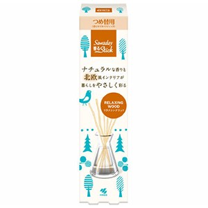 小林製薬  サワデー 香るスティック 北欧つめ替用　リラクシングウッド　７０ｍｌ