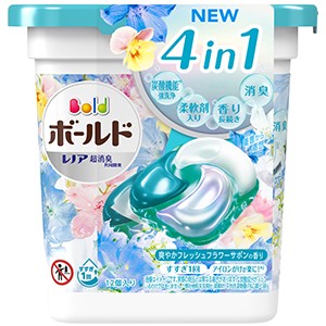 Ｐ＆Ｇ　ボールド ジェルボール４Ｄ 爽やかフレッシュフラワーサボン本体１２個入