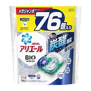 Ｐ＆Ｇ　アリエールジェルボール４Ｄ　つめかえメガジャンボサイズ７６個