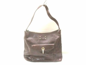 ダークレッド 【Aランク】 【ハンドバッグ】 ナイロン×レザー 【73】 ケイトスペード 【中古】 Kate spade 【レディース】 【美品】 2WAYハンドバッグ