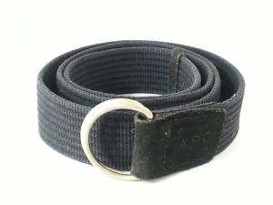 ベルト アーペーセー A.P.C. メンズ Navy blue 【Topstitched leather belt】