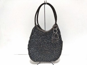 【中古】 ワイヤーバッグ ワイヤー×ベロア (アンテプリマ) ANTEPRIMA ボルドー×ピンク×マルチ トートバッグ