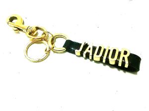 メタル シルバー 【美品】 ロープ ディオール・オム キーリング ブレイド メンズ キーホルダー 【中古】 レッド DIOR HOMME