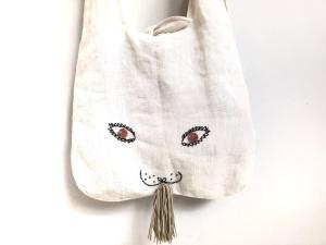 ミナペルホネン Mina Perhonen Mina トートバッグ レディース アイボリー うさぎ 麻 中古 の通販はau Wowma ワウマ ブランディア Au Wowma 店 商品ロットナンバー