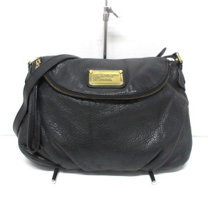 マークバイマークジェイコブス MARC BY MARC JACOBS ショルダーバッグ レディース クラシックQナターシャ 黒 レザー【中古】20240505