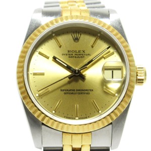 ロレックス ROLEX 腕時計 デイトジャスト 68273 ボーイズ SS×K18YG/20コマ ゴールド【中古】20240525