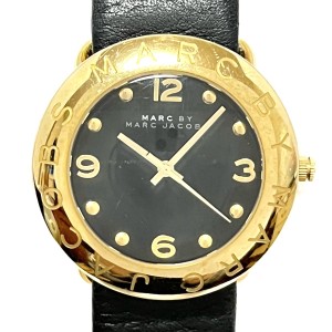 マークジェイコブス MARC BY MARC JACOBS 腕時計 - MBM1154 ボーイズ 黒【中古】20220525の通販はau