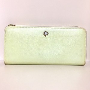 新品未使用 ルリア4°C 長財布 L字ファスナー ネイビー 長財布 小物 レディース 本店は