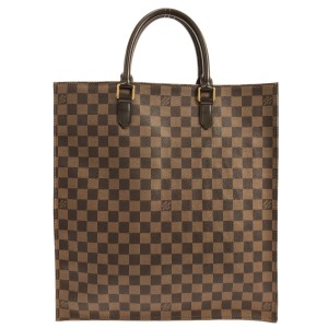 ルイヴィトン LOUIS VUITTON トートバッグ ダミエ レディース サック・プラ(旧型) N51140 エベヌ ダミエ･キャンバス【中古】20240605