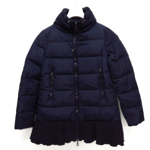 モンクレール MONCLER ダウンコート サイズ0 XS レディース VIBURNM(ヴィバーナム) ネイビー【中古】20240304