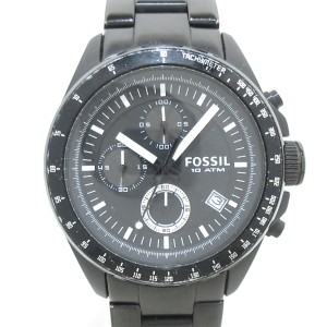 フォッシル FOSSIL 腕時計 スピードウェイ CH2601 メンズ クロノグラフ/SS 黒【中古】20240215