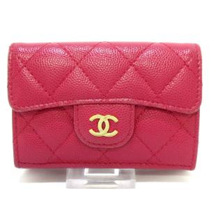 chanel マトラッセ ピンク 財布の通販|au PAY マーケット