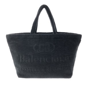 バレンシアガ BALENCIAGA トートバッグ レディース ジャンボラージトートバッグ 743152 黒 パイル【中古】20240614